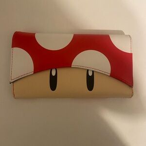 Super Mario Bros Red Mushroom 🍄 Wallet Licensed